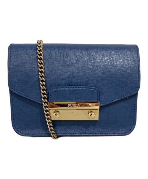 FURLA（フルラ）FURLA (フルラ) ショルダーバッグ ブルーの古着・服飾アイテム