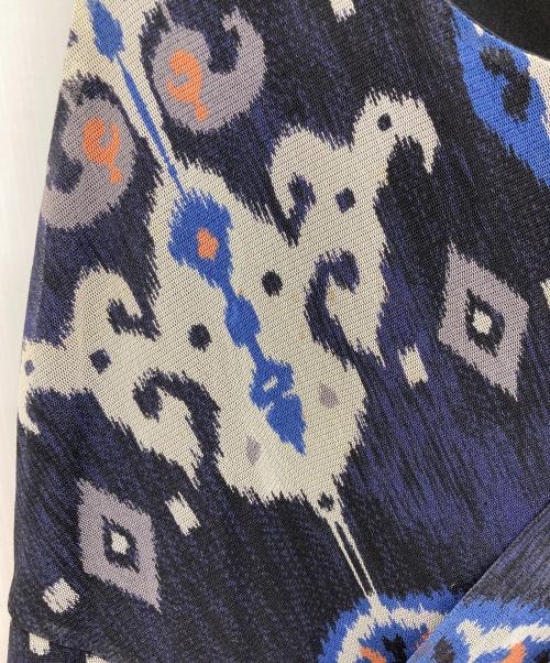 VIVIENNE TAM（ヴィヴィアンタム）VIVIENNE TAM (ヴィヴィアンタム) パワーネット花柄ノースリーブワンピース ネイビー サイズ:1の古着・服飾アイテム