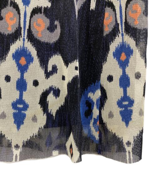 VIVIENNE TAM（ヴィヴィアンタム）VIVIENNE TAM (ヴィヴィアンタム) パワーネット花柄ノースリーブワンピース ネイビー サイズ:1の古着・服飾アイテム