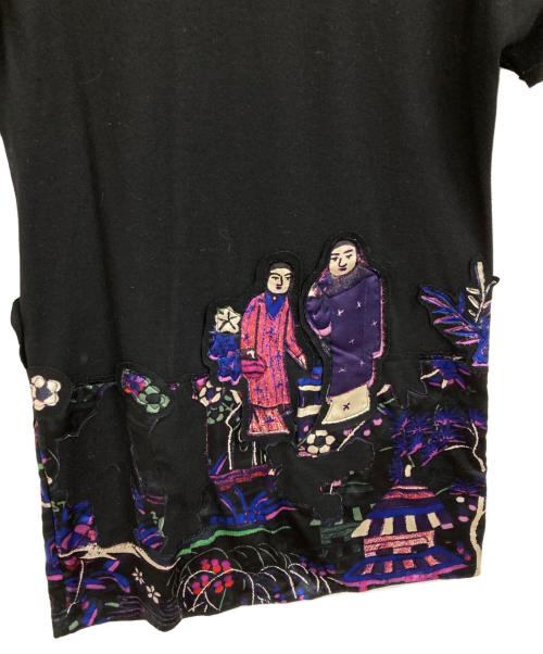 VIVIENNE TAM（ヴィヴィアンタム）VIVIENNE TAM (ヴィヴィアンタム) 半袖ワンピース ブラック サイズ:1の古着・服飾アイテム