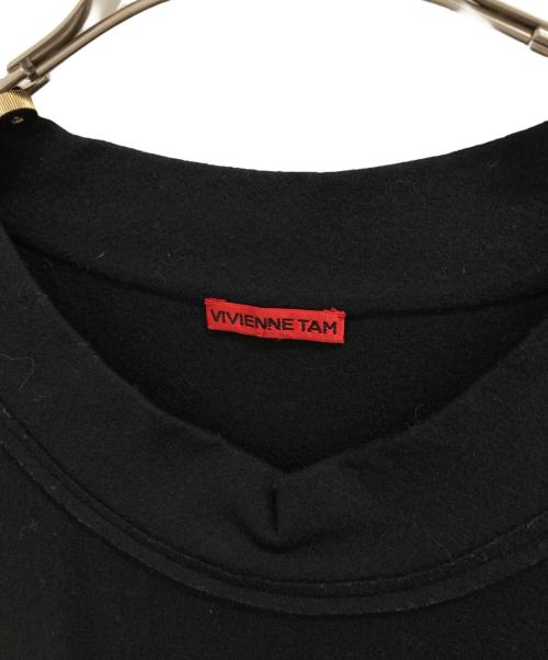 VIVIENNE TAM（ヴィヴィアンタム）VIVIENNE TAM (ヴィヴィアンタム) 半袖ワンピース ブラック サイズ:1の古着・服飾アイテム
