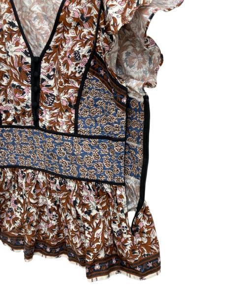 sea NEW YORK（シー ニューヨーク）Sea NEW YORK (シー ニューヨーク) ノースリーブブラウス ブラウン サイズ:2の古着・服飾アイテム