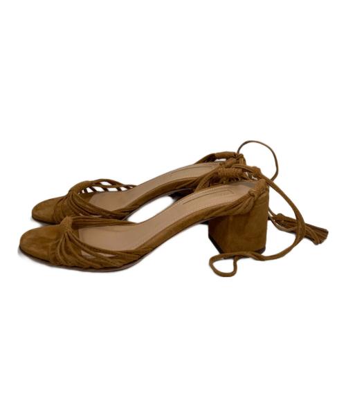AQUAZZURA（アクアズーラ）aquazzura (アクアズーラ) サンダル ブラウン サイズ:36の古着・服飾アイテム