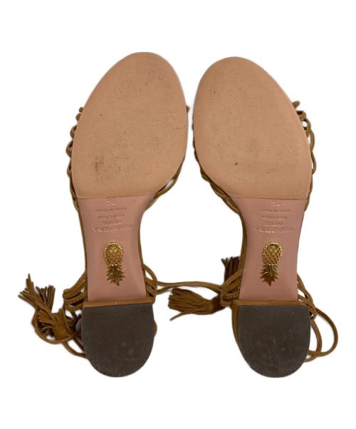 AQUAZZURA（アクアズーラ）aquazzura (アクアズーラ) サンダル ブラウン サイズ:36の古着・服飾アイテム