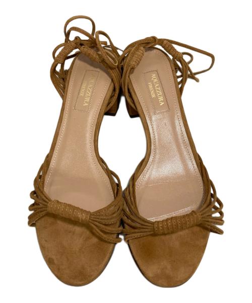 AQUAZZURA（アクアズーラ）aquazzura (アクアズーラ) サンダル ブラウン サイズ:36の古着・服飾アイテム