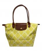 LONGCHAMPロンシャン）の古着「ハンドバッグ」｜イエロー