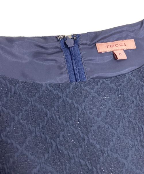TOCCA（トッカ）TOCCA (トッカ) ノースリーブワンピース ネイビーの古着・服飾アイテム