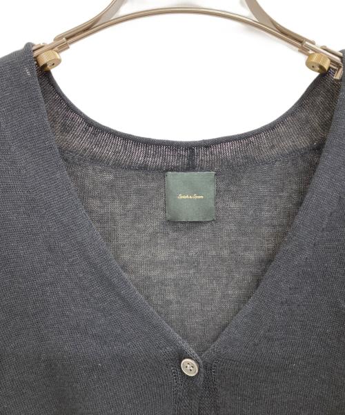 Spick and Span（スピック＆スパン）Spick and Span (スピックアンドスパン) ギマコットンオーバーサイズカーディガン ブラック サイズ:FREEの古着・服飾アイテム