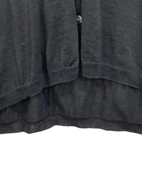 Spick and Span（スピック＆スパン）Spick and Span (スピックアンドスパン) ギマコットンオーバーサイズカーディガン ブラック サイズ:FREEの古着・服飾アイテム