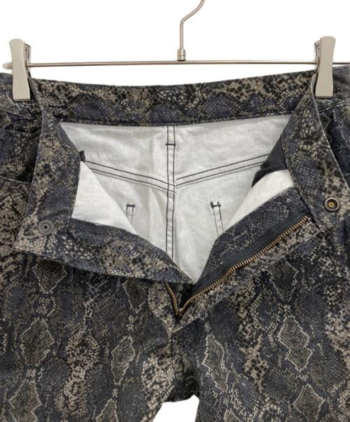 Needles（ニードルズ）Needles (ニードルズ) SKINNY JEAN-PYTHON グリーン サイズ:Sの古着・服飾アイテム