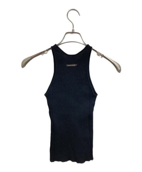 PRANK PROJECT（プランクプロジェクト）PRANK PROJECT (プランクプロジェクト) ノースリーブニット ブラック サイズ:FREEの古着・服飾アイテム