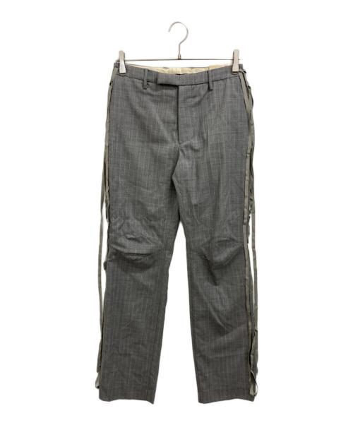 masu（エムエーエスユー）masu (エムエーエスユー) BONE TROUSERS グレー サイズ:44の古着・服飾アイテム