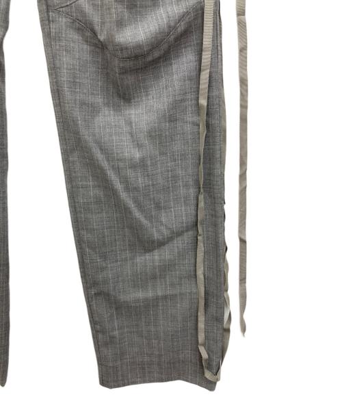 masu（エムエーエスユー）masu (エムエーエスユー) BONE TROUSERS グレー サイズ:44の古着・服飾アイテム