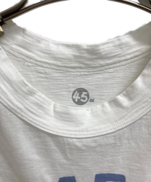 45R（フォーティファイブ・アール）45R (フォーティファイブ・アール) Tシャツ ホワイト サイズ:3の古着・服飾アイテム