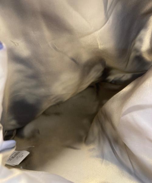 mina perhonen（ミナ ペルホネン）mina perhonen (ミナ ペルホネン) ウールハンドバッグ ネイビーの古着・服飾アイテム