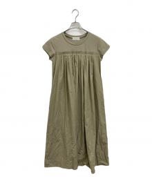mylanka（ミランカ）の古着「半袖ワンピース」｜オリーブ