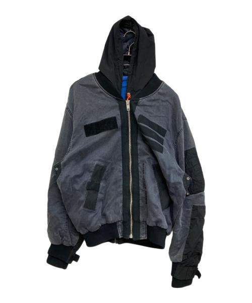 DIESEL（ディーゼル）DIESEL (ディーゼル) デニムジャケット ブラック サイズ:Lの古着・服飾アイテム