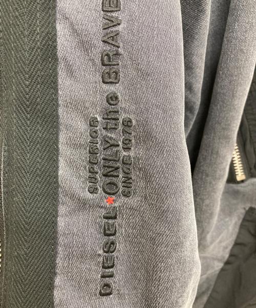 DIESEL（ディーゼル）DIESEL (ディーゼル) デニムジャケット ブラック サイズ:Lの古着・服飾アイテム