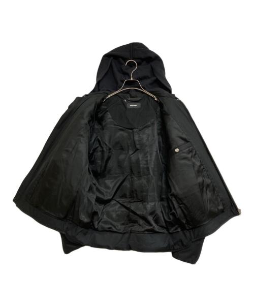 DIESEL（ディーゼル）DIESEL (ディーゼル) ライダースジャケット ブラック サイズ:Lの古着・服飾アイテム