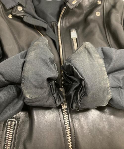 DIESEL（ディーゼル）DIESEL (ディーゼル) ライダースジャケット ブラック サイズ:Lの古着・服飾アイテム