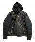 DIESEL（ディーゼル）の古着「ライダースジャケット」｜ブラック