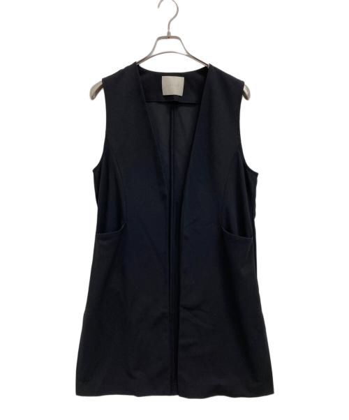 UNFILO（アンフィーロ）UNFILO (アンフィーロ) ロングジレ ブラック サイズ:Ｍの古着・服飾アイテム