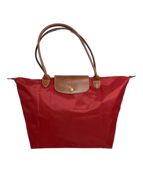 LONGCHAMP（ロンシャン）LONGCHAMP (ロンシャン) ハンドバッグ レッドの古着・服飾アイテム