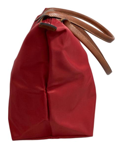 LONGCHAMP（ロンシャン）LONGCHAMP (ロンシャン) ハンドバッグ レッドの古着・服飾アイテム