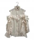 Adonisisアドニシス）の古着「ブラウス」｜ベージュ