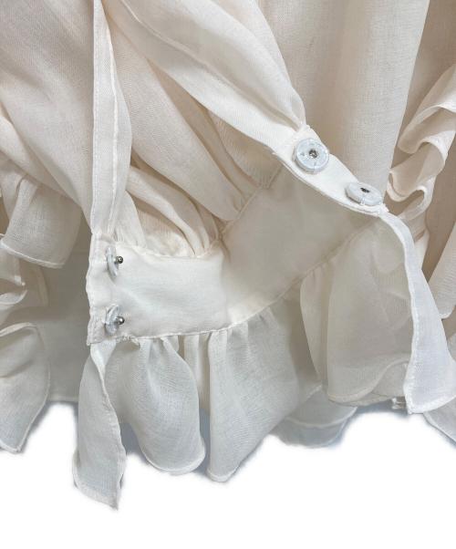 Adonisis（アドニシス）Adonisis (アドニシス) ブラウス ベージュ サイズ:Fの古着・服飾アイテム