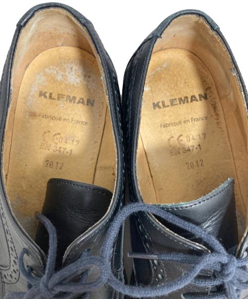 KLEMAN（クレマン）KLEMAN (クレマン) ウィングチップシューズ ブラック サイズ:40の古着・服飾アイテム
