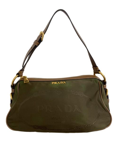 PRADA（プラダ）PRADA (プラダ) ワンショルダーバッグ グリーンの古着・服飾アイテム