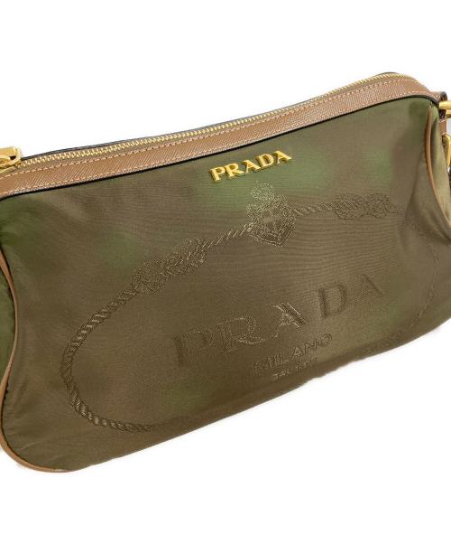 PRADA（プラダ）PRADA (プラダ) ワンショルダーバッグ グリーンの古着・服飾アイテム