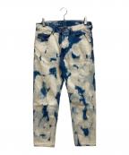 DIESELディーゼル）の古着「ブリーチ加工デニムパンツ」｜ブルー