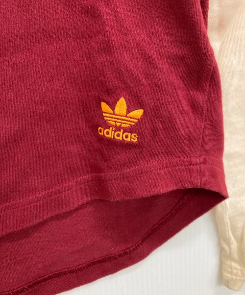 adidas（アディダス）adidas (アディダス) WALES BONNER (ウェールズボナー) ロングスリーブカットソー レッド サイズ:Mの古着・服飾アイテム