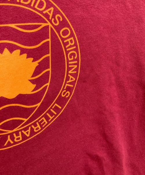 adidas（アディダス）adidas (アディダス) WALES BONNER (ウェールズボナー) ロングスリーブカットソー レッド サイズ:Mの古着・服飾アイテム