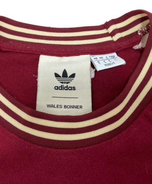 adidas（アディダス）adidas (アディダス) WALES BONNER (ウェールズボナー) ロングスリーブカットソー レッド サイズ:Mの古着・服飾アイテム