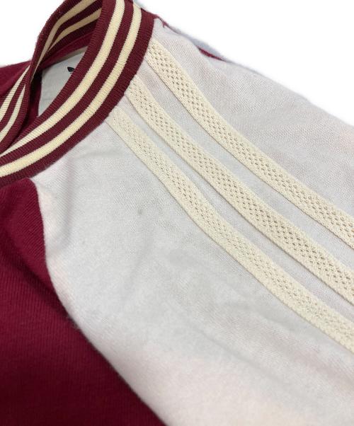 adidas（アディダス）adidas (アディダス) WALES BONNER (ウェールズボナー) ロングスリーブカットソー レッド サイズ:Mの古着・服飾アイテム