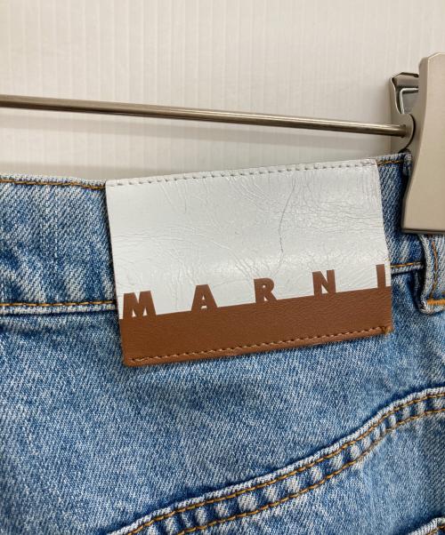MARNI（マルニ）MARNI (マルニ) モヘアパッチデニムパンツ インディゴ サイズ:38の古着・服飾アイテム