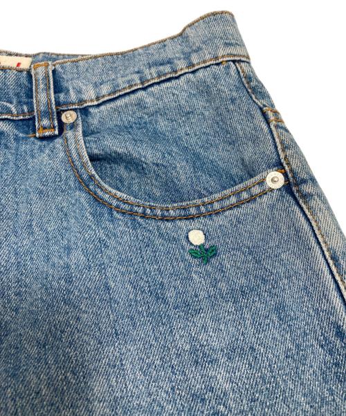 MARNI（マルニ）MARNI (マルニ) モヘアパッチデニムパンツ インディゴ サイズ:38の古着・服飾アイテム