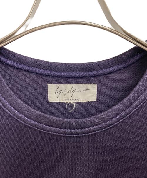 Yohji Yamamoto pour homme（ヨウジヤマモト プールオム）Yohji Yamamoto pour homme (ヨウジヤマモト プールオム) Tシャツ パープル サイズ:表記タグ欠損の古着・服飾アイテム