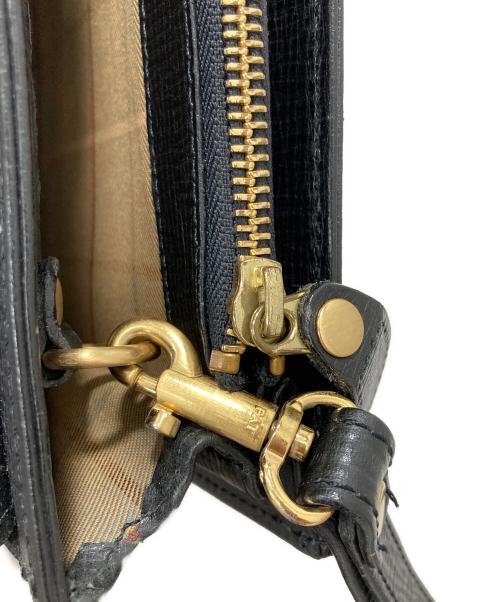 Burberry's（バーバリー）Burberry's (バーバリーズ) セカンドバッグ ブラックの古着・服飾アイテム