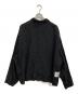 ALMOSTBLACK (オールモストブラック) WOVEN CUT OFF SHIRTS ブラック サイズ:2：11000円