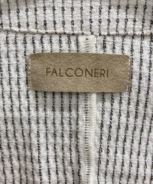 Falconeri（ファルコネ―リ）Falconeri (ファルコネ―リ) ツートーンカラー ムリネ ジャケット ベージュ サイズ:Sの古着・服飾アイテム