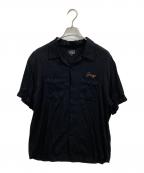 SCHOTT BROS.ショット）の古着「半袖シャツ」｜ブラック