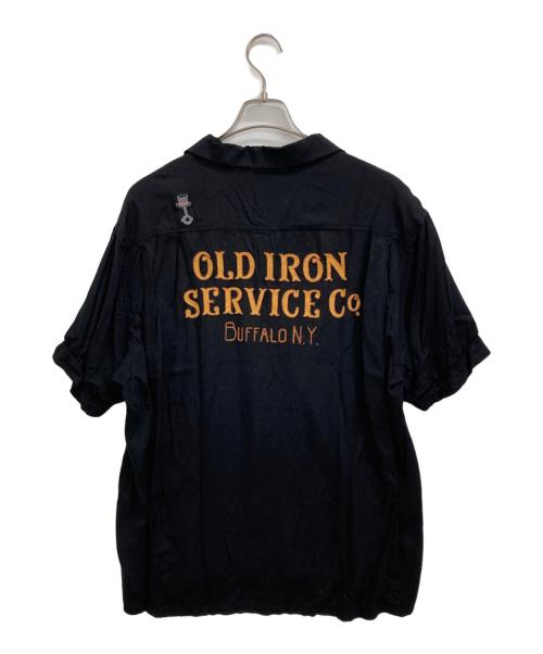 SCHOTT BROS.（ショット）SCHOTT BROS. (ショットブロス) 半袖シャツ ブラック サイズ:Lの古着・服飾アイテム