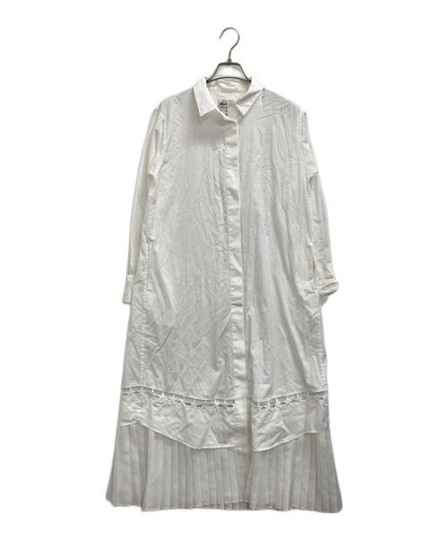 MUVEIL（ミュベール）MUVEIL (ミュベール) CONVERSE TOKYO (コンバーストウキョウ) ワンピース ホワイト サイズ:表記なしの古着・服飾アイテム