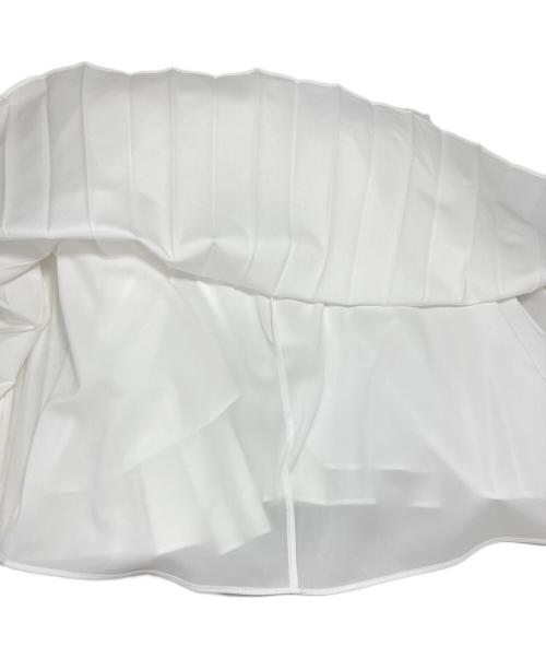 theory（セオリー）theory (セオリー) スリークポプリン プリーツロングワンピース ホワイト 未使用品の古着・服飾アイテム