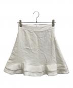 ELISABETTA FRANCHIエリザベッタフランキ）の古着「ミニスカート」｜ホワイト