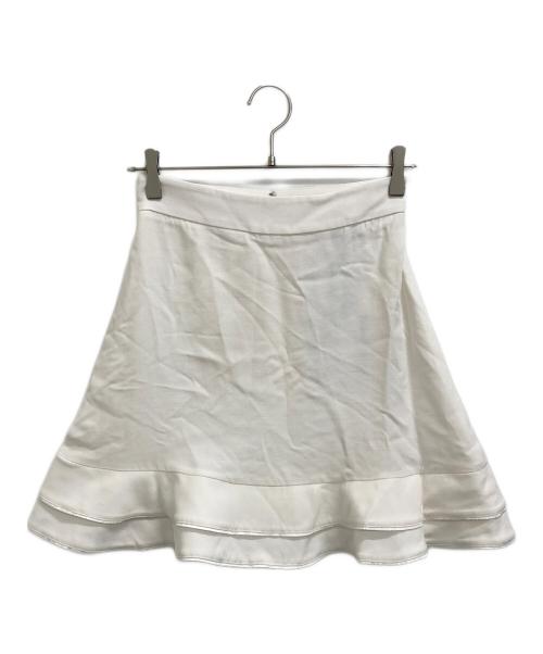 ELISABETTA FRANCHI（エリザベッタフランキ）ELISABETTA FRANCHI (エリザベッタフランキ) ミニスカート ホワイト サイズ:40の古着・服飾アイテム